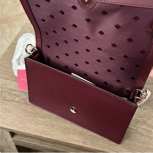 Kate Spade New York Cameron Convertible Crossbody Cherrywood NWT Retail $249 - Picture 5 of 8